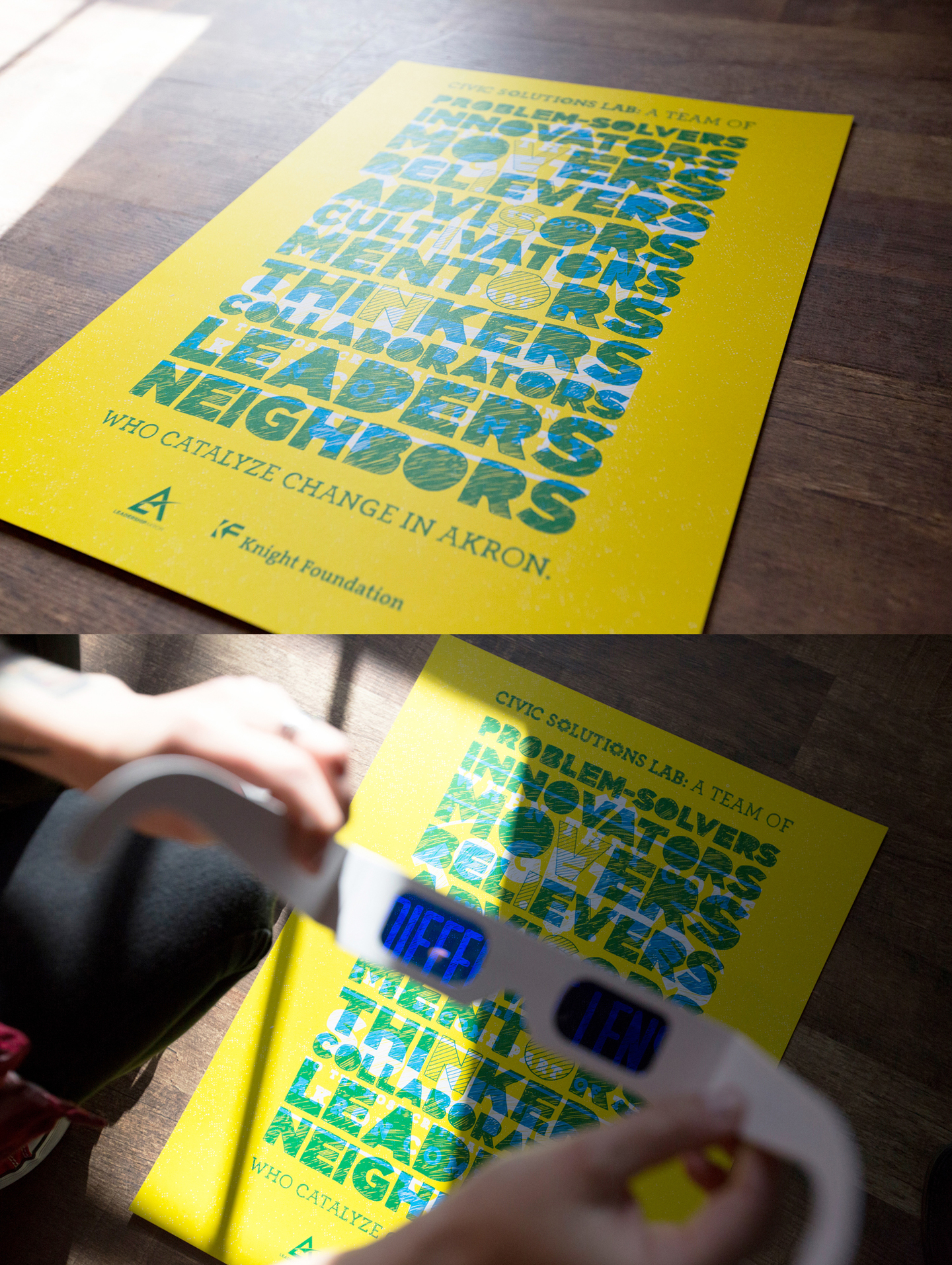 Leadership Akron Civic Solutions Lab Mailer