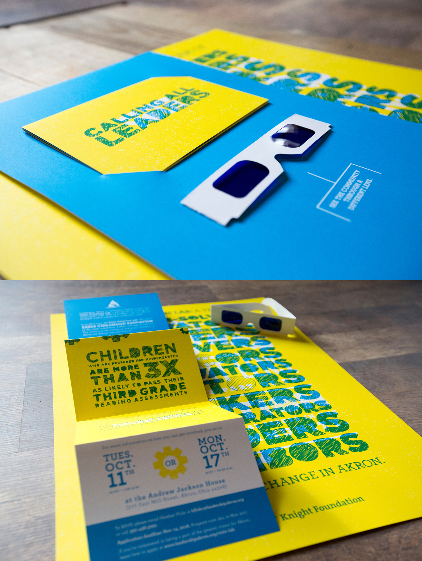 Leadership Akron Civic Solutions Lab Mailer