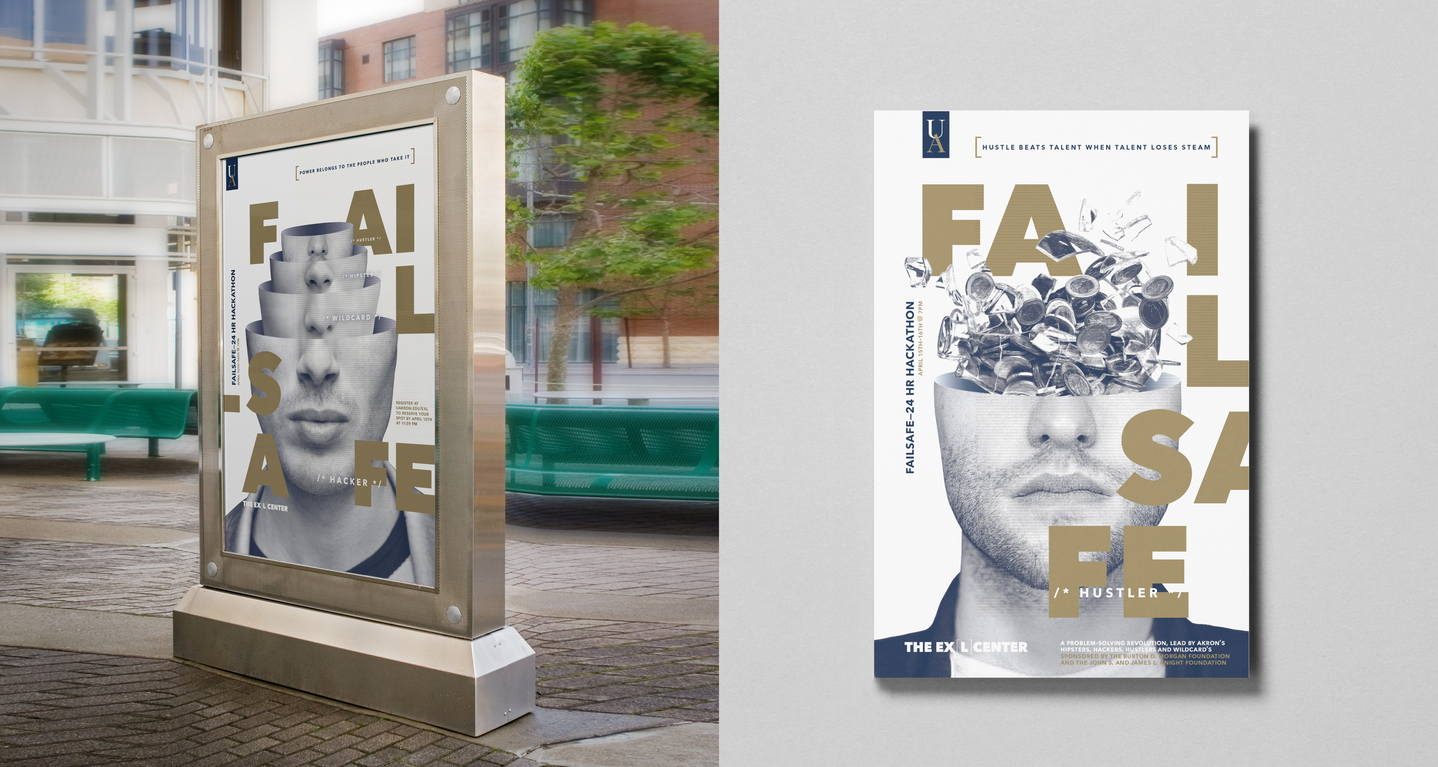 Failsafe Hackathon Poster + Postcards Series