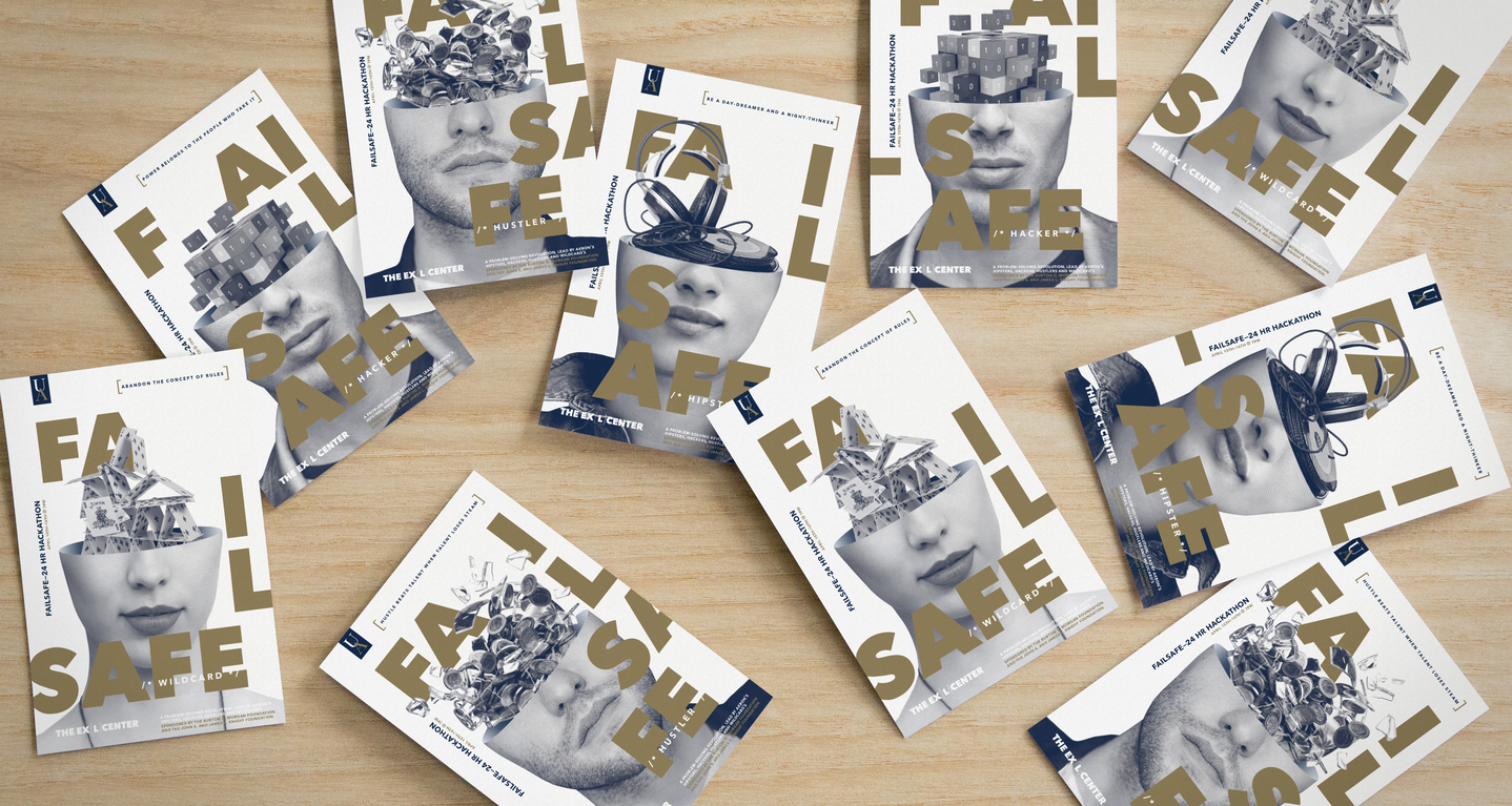 Failsafe Hackathon Poster + Postcards Series